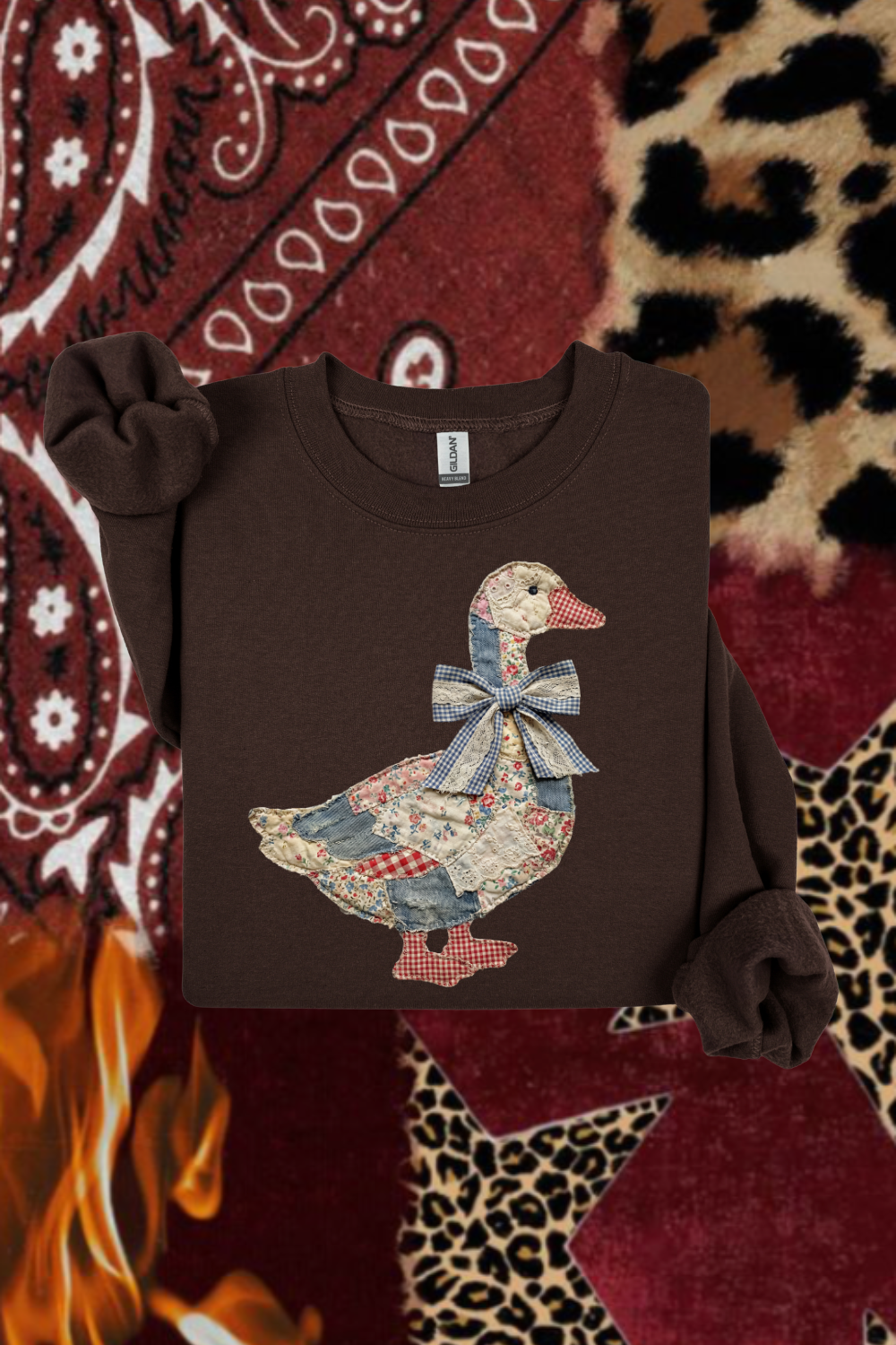Patchwork Duck Sweatshirt