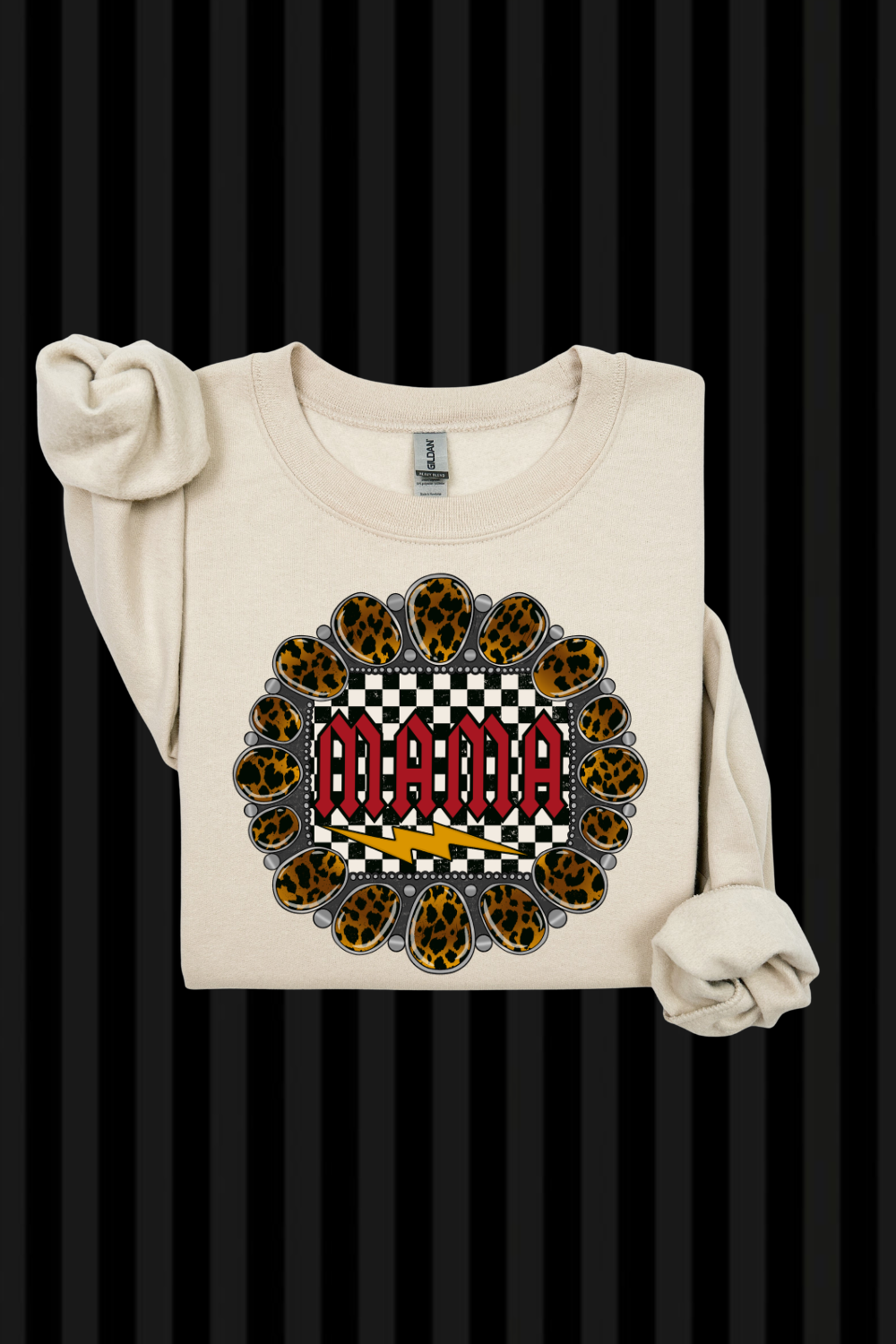 Mama x Leopard Sweatshirt