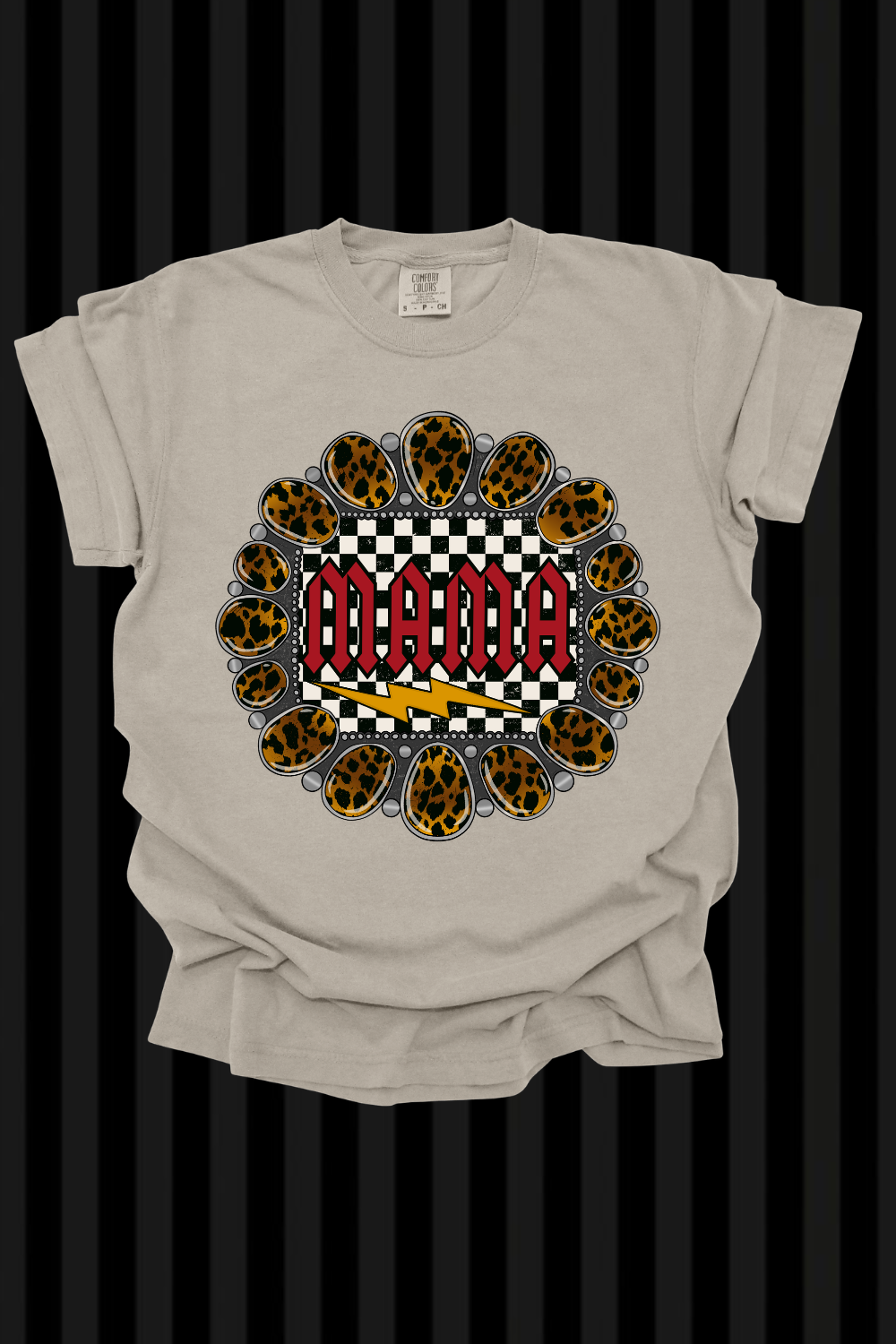 Mama x Leopard Graphic Tee