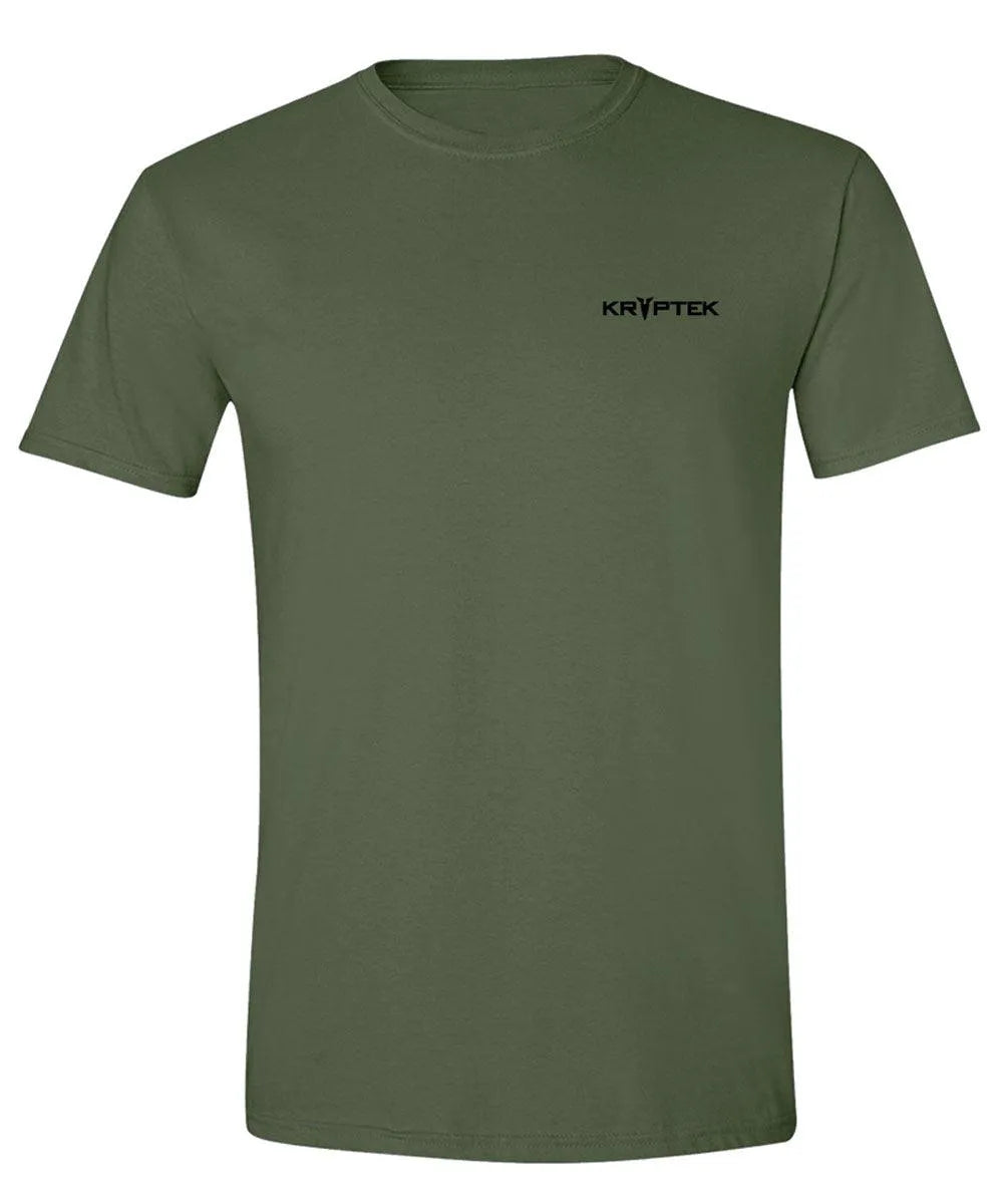 Kryptek Spartan Star Flag - Mens T-Shirt (Closeout)