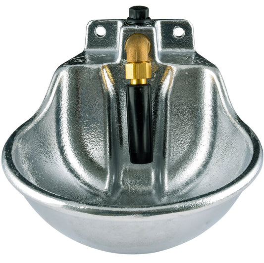 Aluminum Barn Wall Mount Push Valve Horse Waterer