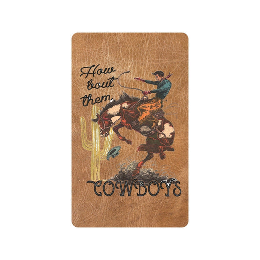 How Bout Them Cowboys Floor Mat 30" x 18" Made in America