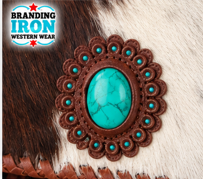 Calamity Jane Hair-on-Hide Fringe Crossbody Purse | Branding Iron Western Wear