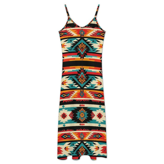 Baha Ranch Santa Fe Western Maxi Sun Dress