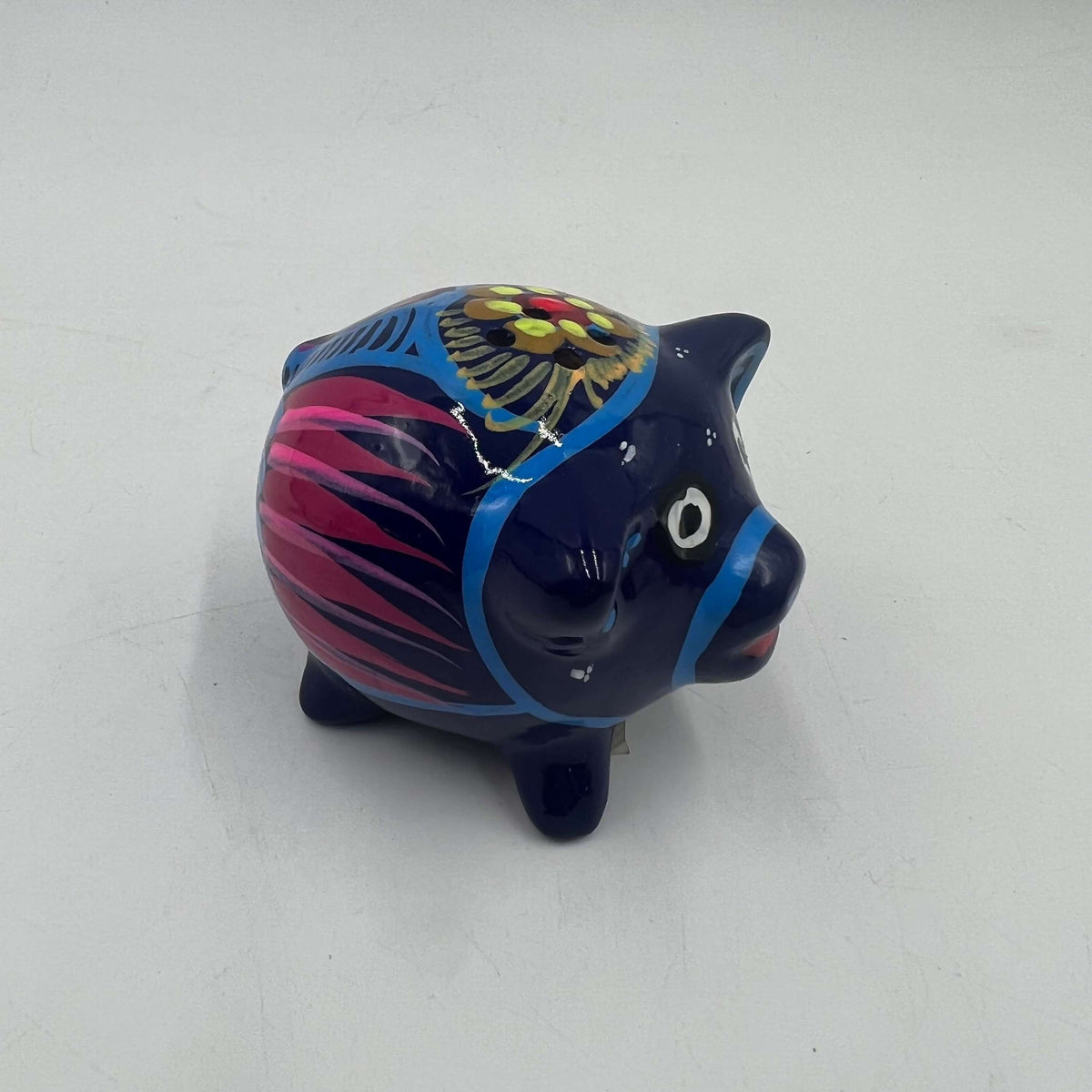 Set of 2 Pig Salt and Pepper Shakers | Hand-Painted Mexican Pottery