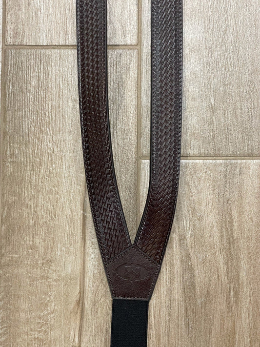 Dark Brown Gallus | Nocona Mens