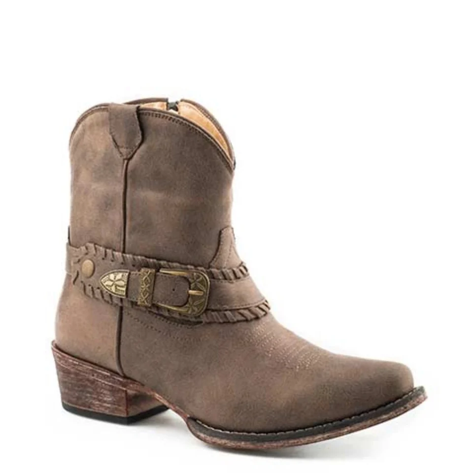 Roper Nelly (Brown) - Women's Cowgirl Boots