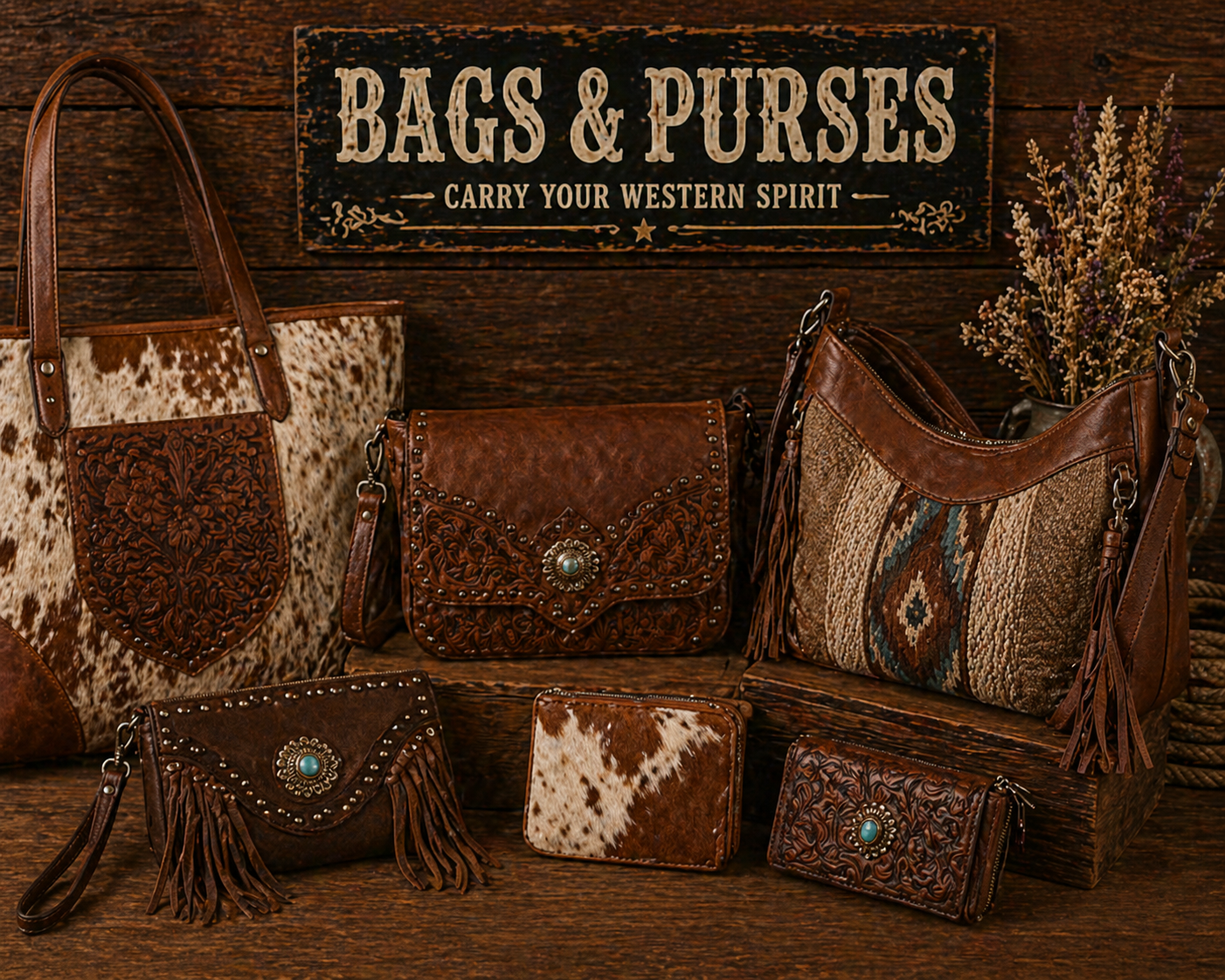 Western Bags, Clutches and Purses