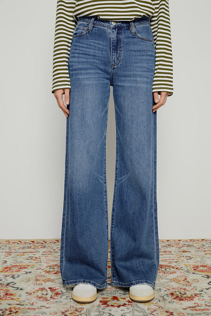Angeles High Rise Baggy Jeans HJ103