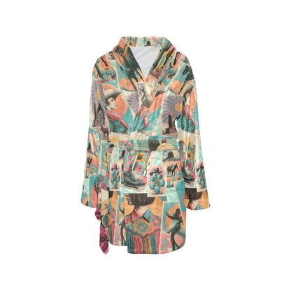 Baha Ranch Honky Tonk Kitsch Desert Vibes Minky Fleece Robe