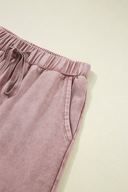 Murphy Leg Patchwork Drawstring Pants