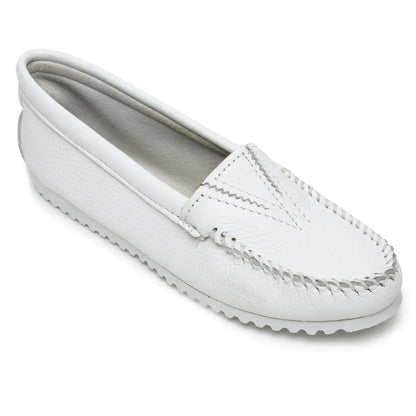 Minnetonka Deerskin Gore Front - Womens Moccasin