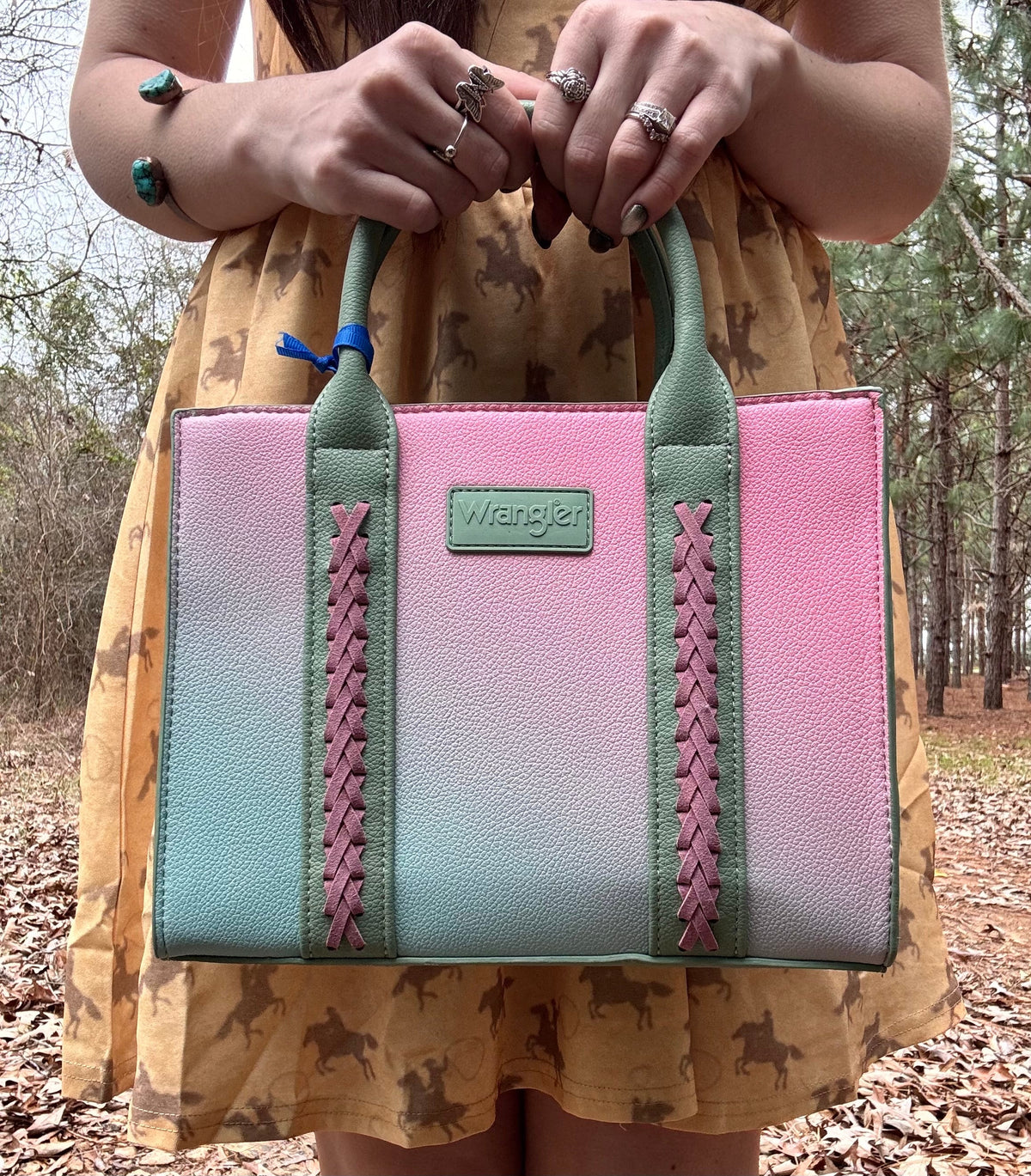 Wrangler Ombre Western Tote/Crossbody