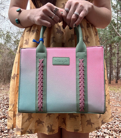 Wrangler Ombre Western Tote/Crossbody
