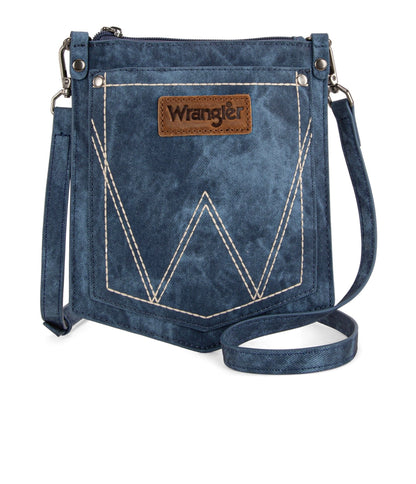 Wrangler "W" Stitch Water Repellent Denim Pocket Crossbody