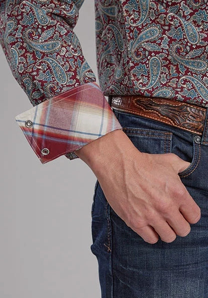 Roper 2154 Orchard Paisley (Multi) - Men's Western Shirt