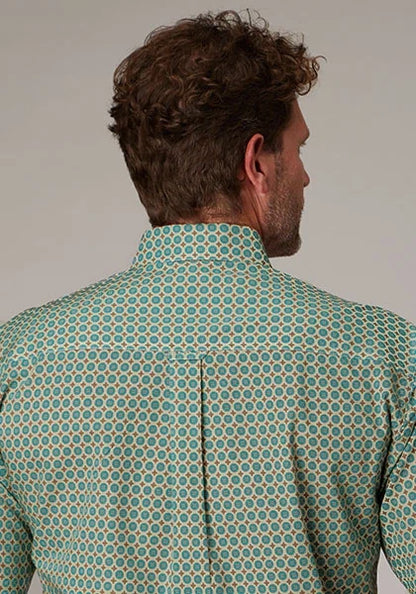Roper 2021 Sedona Foulard (Turquoise) - Men's Short Sleeve Shirt