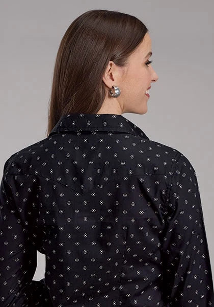 Roper 2180 Broken Diamonds (Black) - Women's Western Shirt