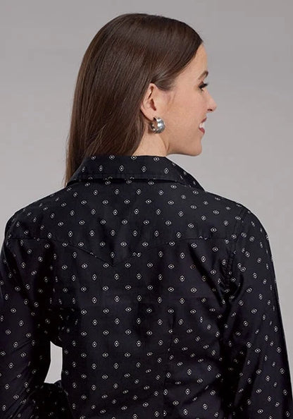 Roper 2180 Broken Diamonds (Black) - Women's Western Shirt