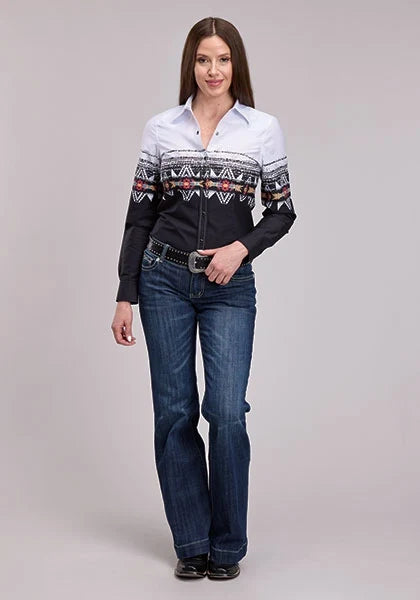 Roper 3323 Aztec Road (Black) - Women's Western Shirt