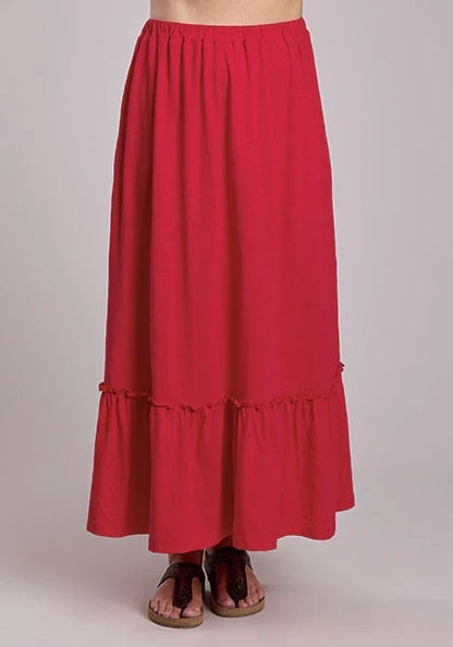 Roper 2989 Midi Length (Red) - Women's Skirt