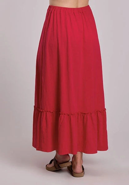 Roper 2989 Midi Length (Red) - Women's Skirt
