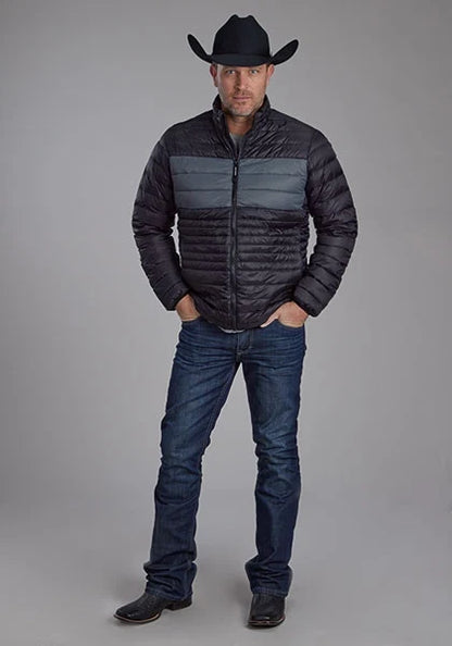Roper 2165 Parachute (Black/Grey) - Men's Nylon Jacket