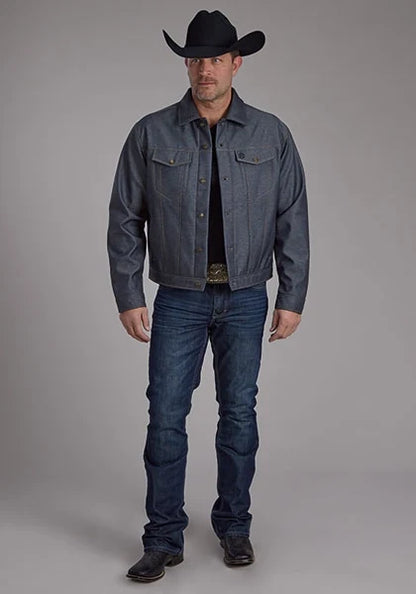 Roper 2252 Denim Look (Blue) - Men's Softshell Jacket