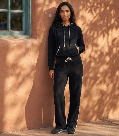 Petite Size Edge Stitch Drawstring Sweatpants
