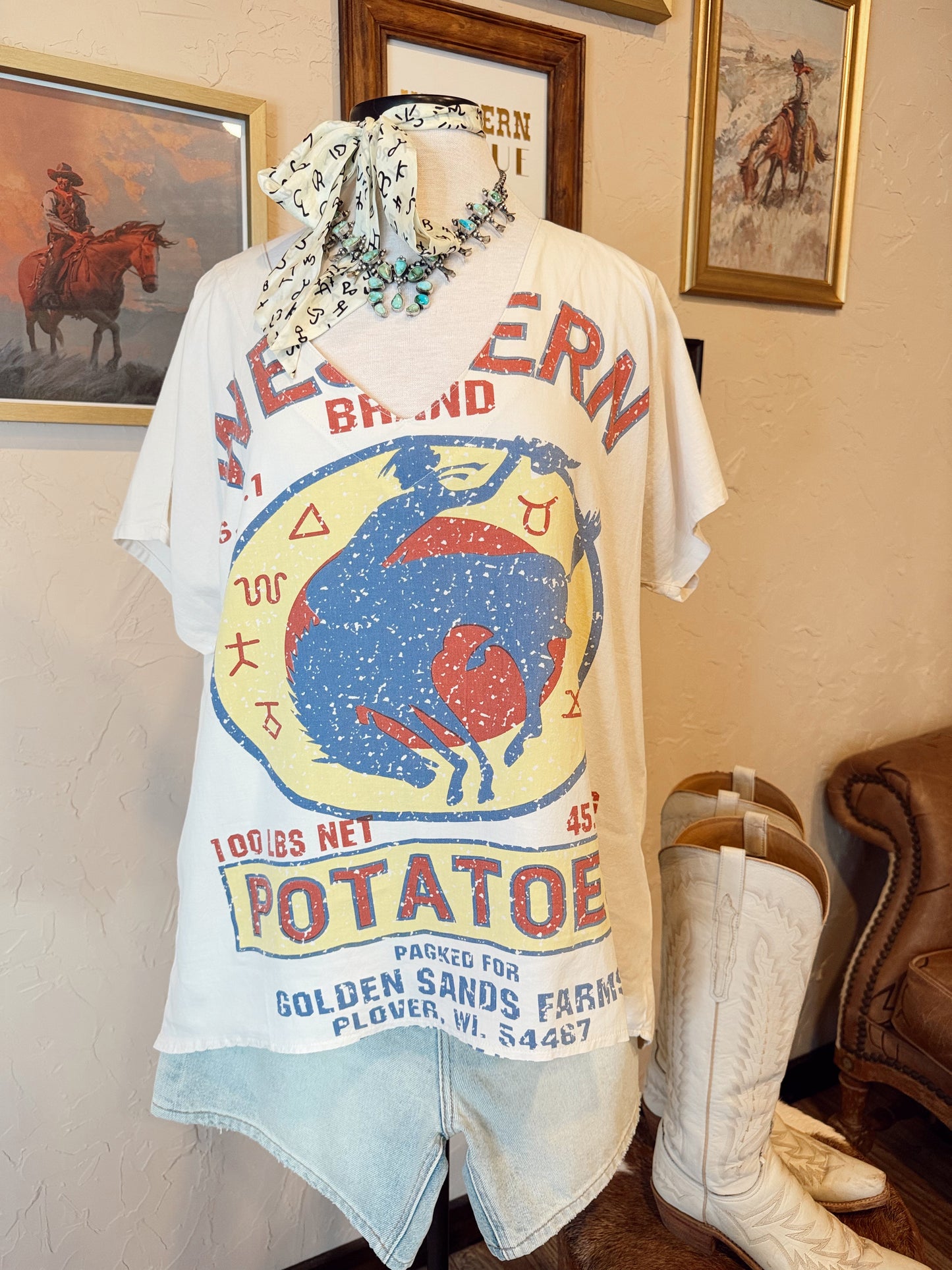 The Seasons Best Branded Bronc Top