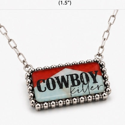 Cowboy Killer Necklace | Western Cowgirl Jewelry
