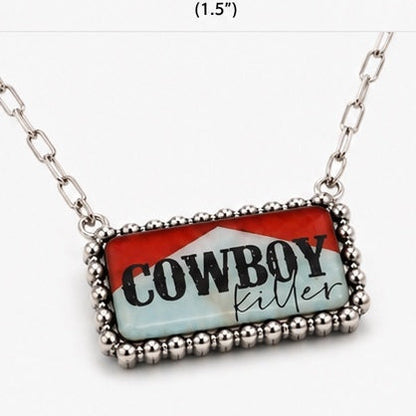 Cowboy Killer Necklace | Western Cowgirl Jewelry
