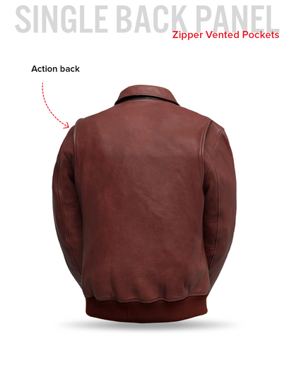 Moto Bomber - Men's Leather Jacket
