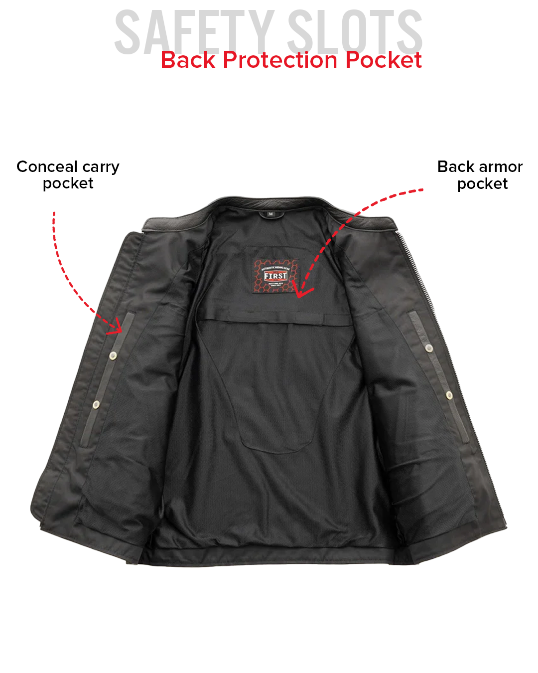 Titan Men's Motorcycle Leather Jacket