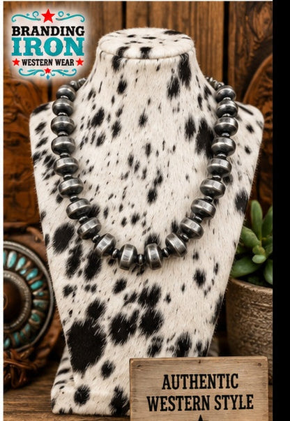 Silver Mesa Western Necklace | Branding Iron Western Wear
