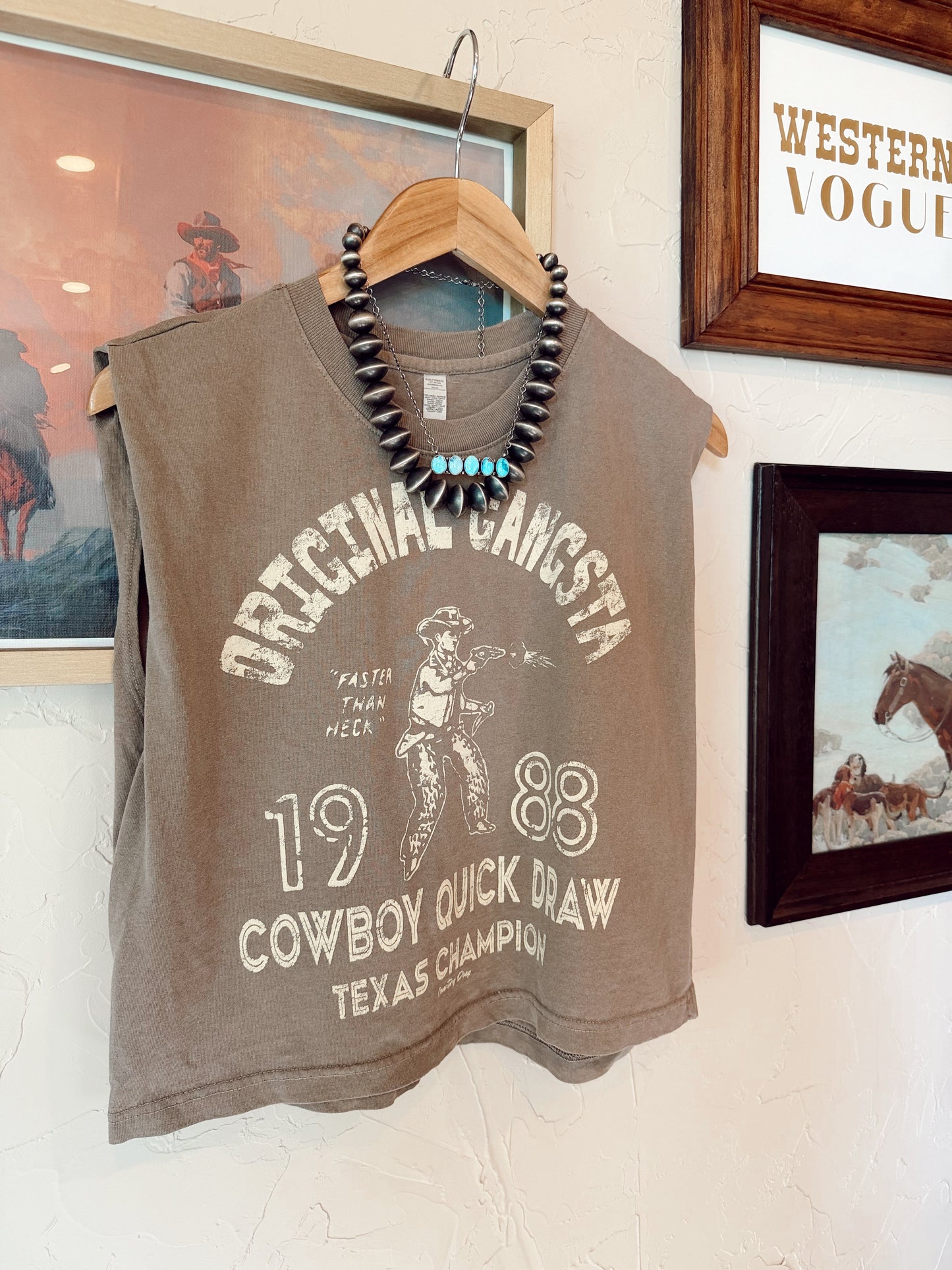 The Original G Cowboy Muscle Tee