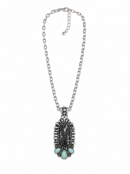 Gem Illusions™ Midnight Prairie Necklace