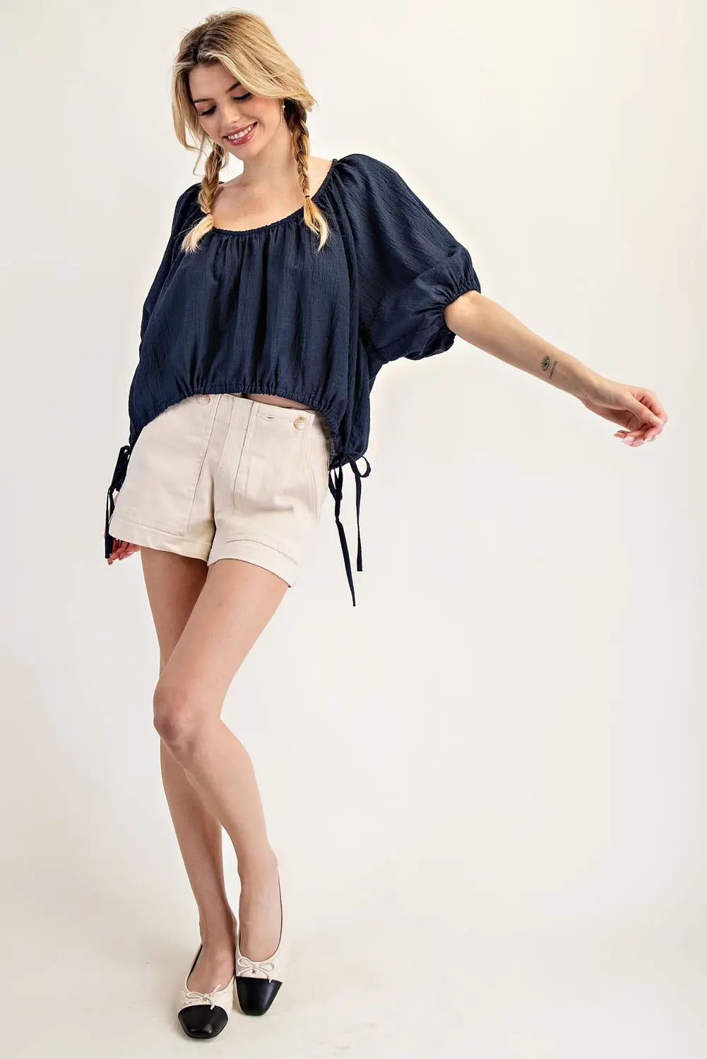 Midnight Coast Tie Top