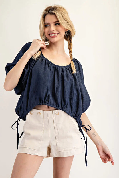 Midnight Coast Tie Top