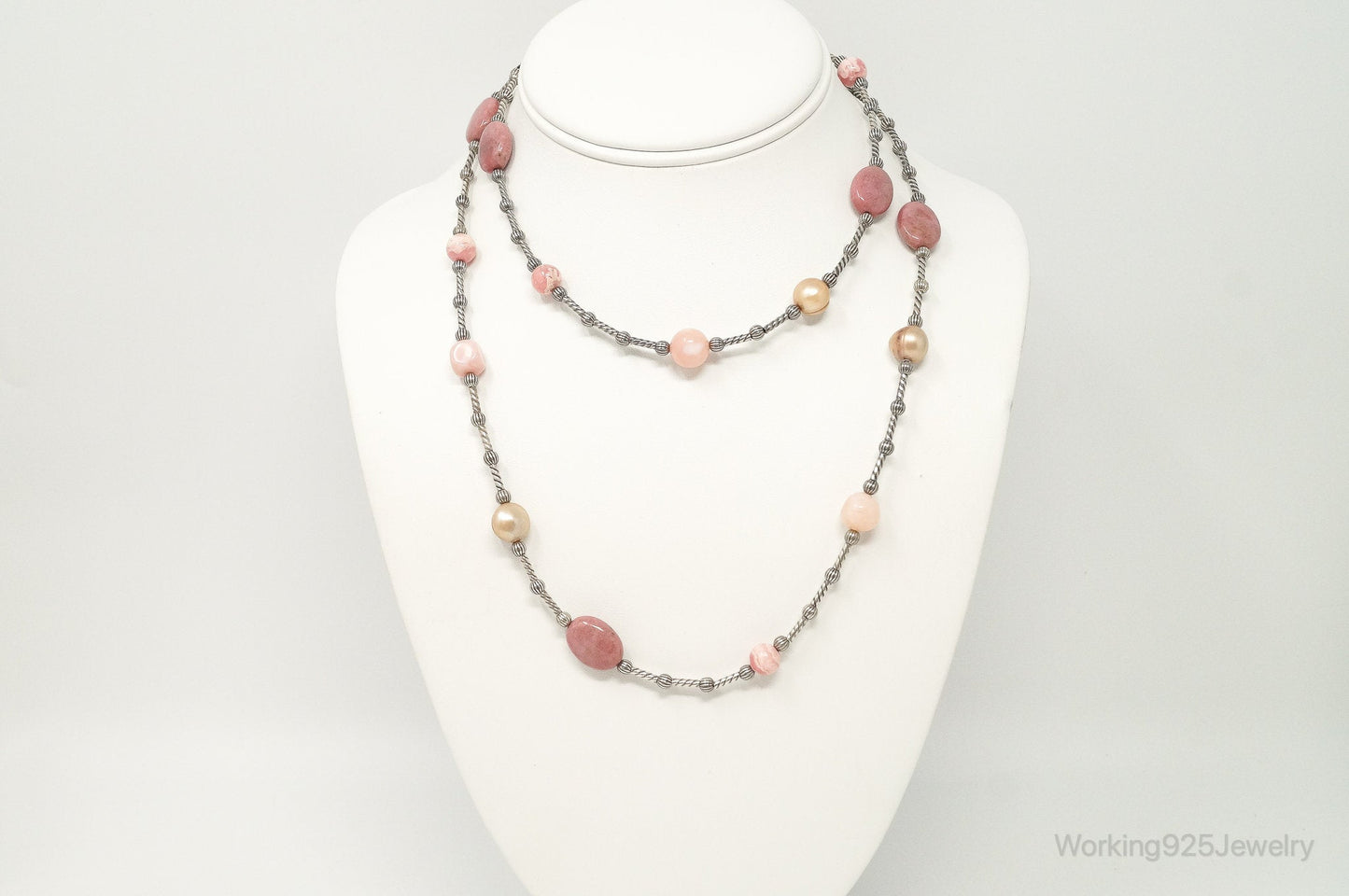 Southwestern Carolyn Pollack Relios Multi Gem Sterling Silver Necklace