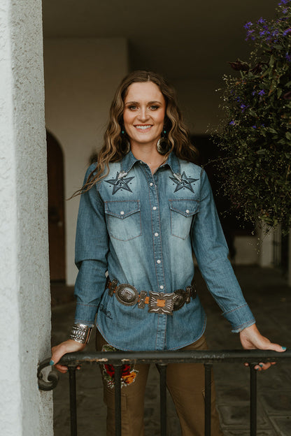 American Mustang Button Up