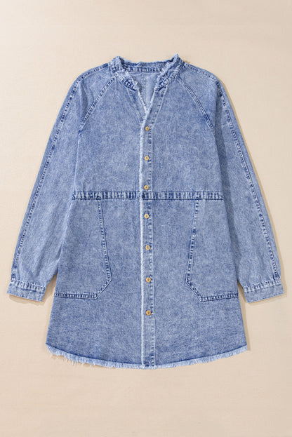 Alana Raw Hem Dress