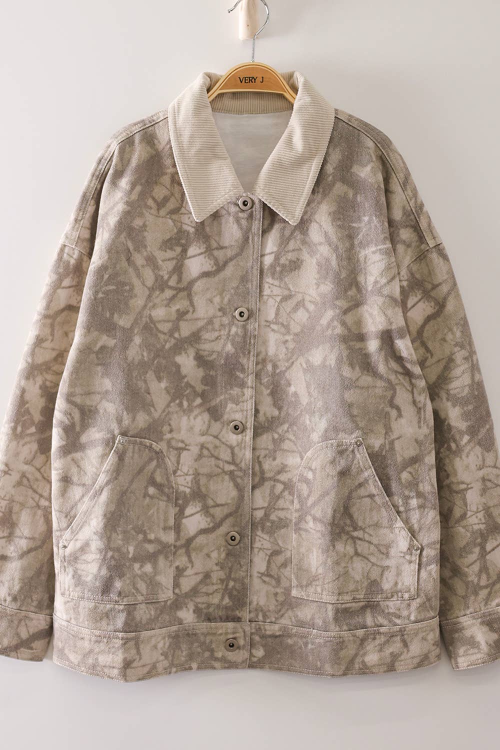 Camo & Bambi Print Western Jacket