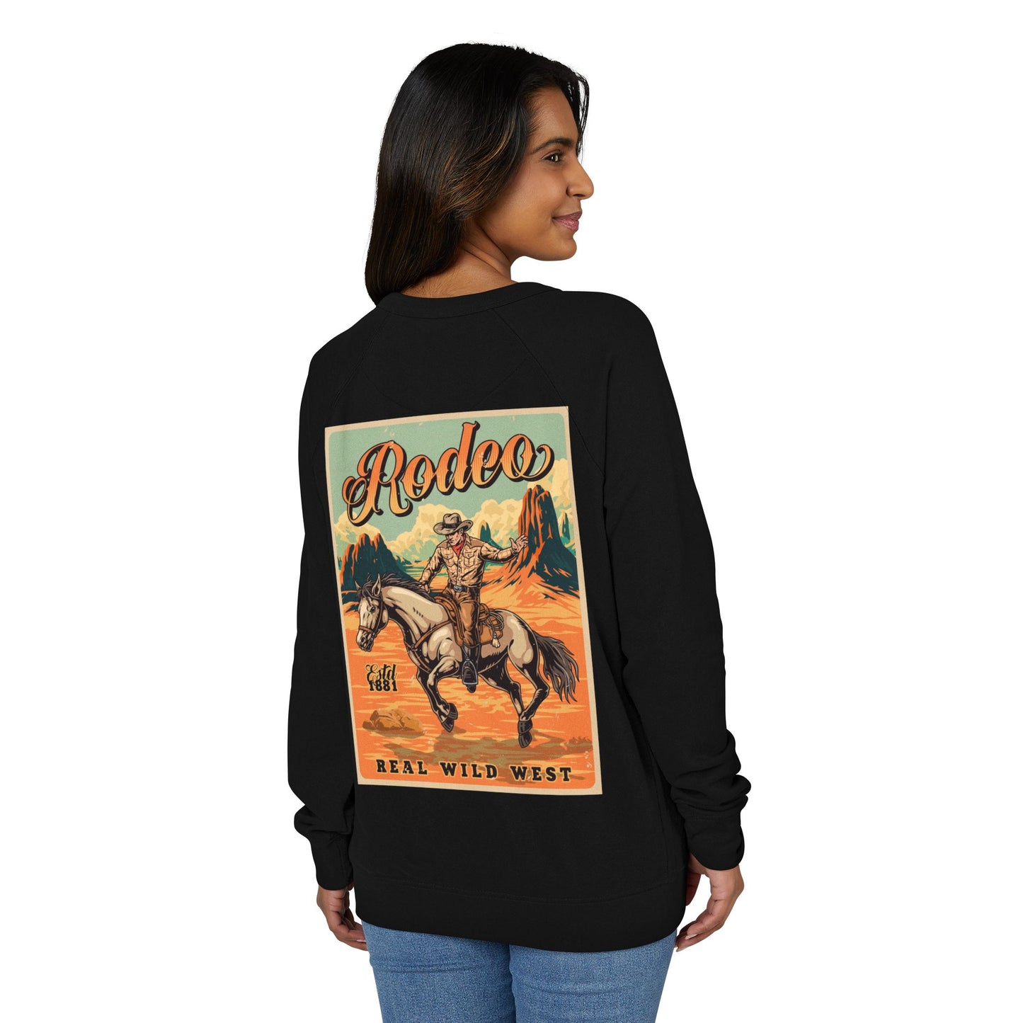 Rodeo Crewneck Sweatshirt — "This Ain't My First Rodeo" Western Graphic