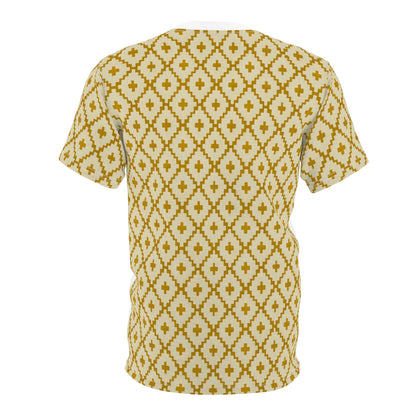 Cowgirl 'Yee Haw' Graphic Tee — Cowgirl Up Retro Western All-Over Print