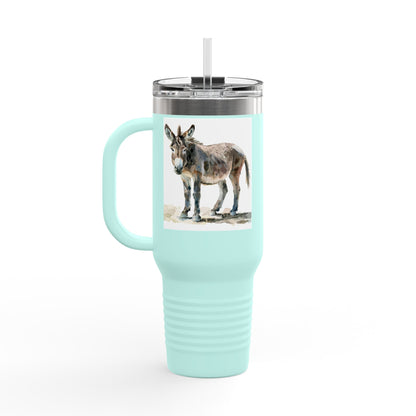 Bless My Happy Donkey Insulated Travel Mug, 40oz