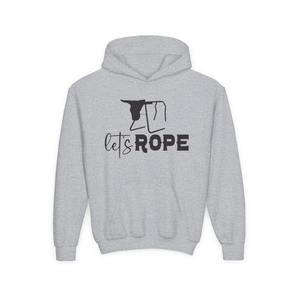 Let's Rope Youth Western Hoodie | Kids Rodeo Cowboy Sweatshirt