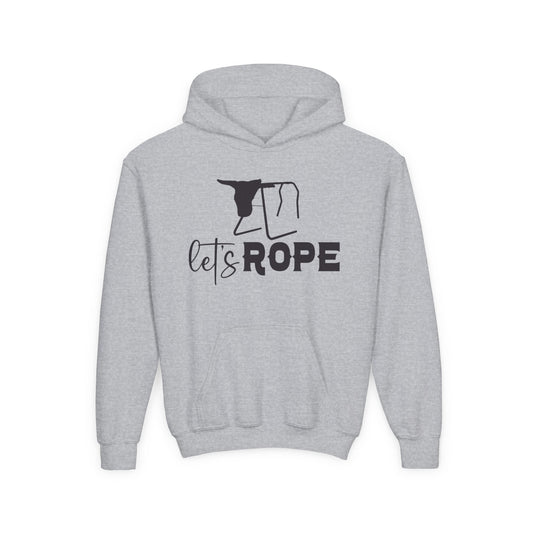 Let's Rope Youth Western Hoodie | Kids Rodeo Cowboy Sweatshirt
