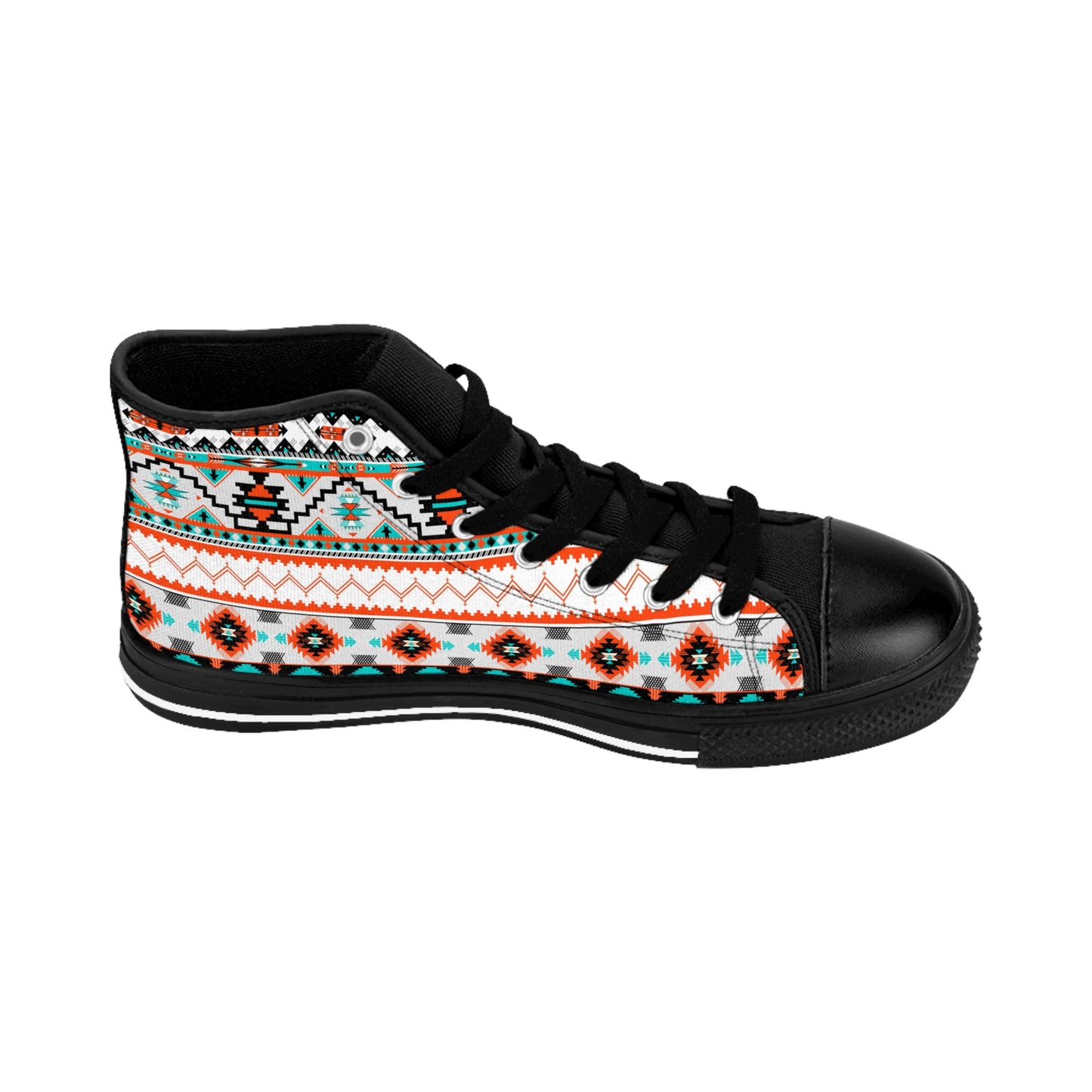 Desert Vibes Bohemian Women's Classic Sneakers, Trendy High-Top Shoes, Stylish Footwear for Every Occasion, Unique Gift for Her, Festival Ready