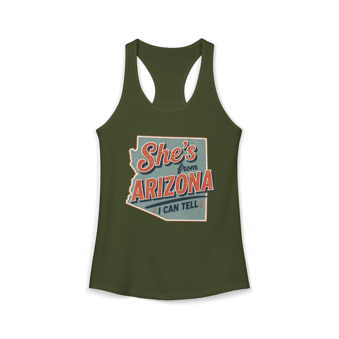 She’s From Arizona - I Can Tell Racerback Tank